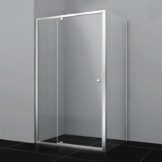 Душевое ограждение WasserKraft Aula 110x80 см 11P14, хром/прозрачное - фото 