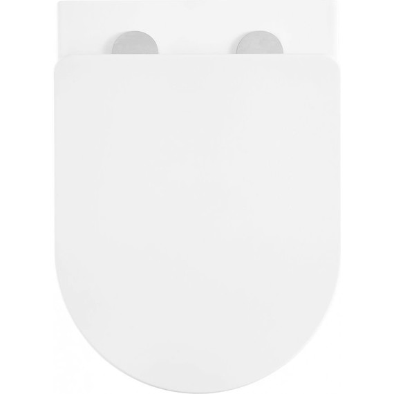 Инсталляция с подвесным унитазом комплект: Loranto 4501 с подвесным безободковым унитазом Azario Teramo AZ-0053-UQ сиденье микролифт (Система смыва торнадо) - фото 7