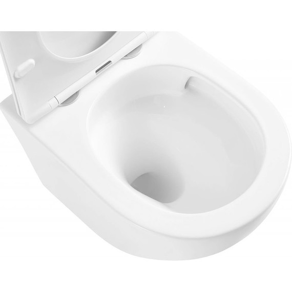 Инсталляция с подвесным унитазом комплект: Loranto 4501 с подвесным безободковым унитазом Azario Teramo AZ-0053-UQ сиденье микролифт (Система смыва торнадо) - фото 8