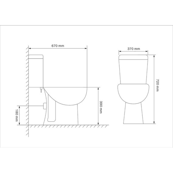 Унитаз-компакт Loranto Lino CS-CT8812 с тонкой крышкой микролифт - фото 10