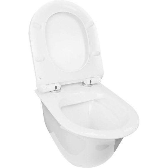 Инсталляция с подвесным унитазом комплект: Ideal Standard Prosys Eco Frame M E233267 с подвесным безободковым унитазом Azario Felice AZ-0051 сиденье микролифт, крепление - фото 5