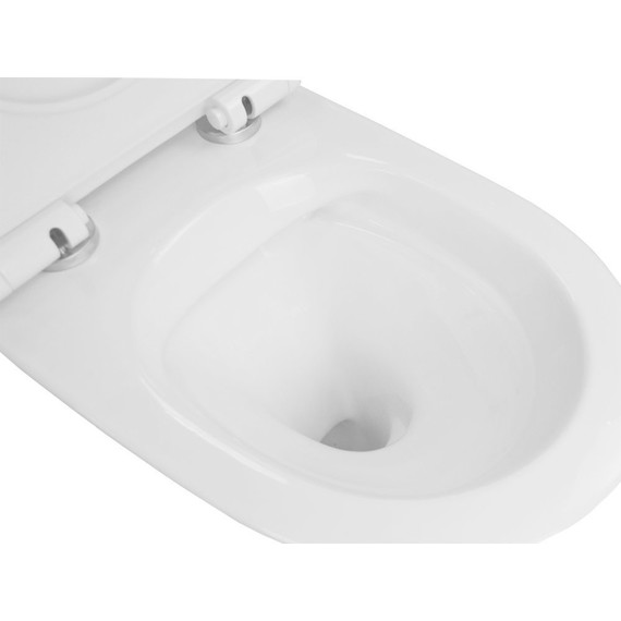 Инсталляция с подвесным унитазом комплект: Ideal Standard Prosys Eco Frame M E233267 с подвесным безободковым унитазом Azario Felice AZ-0051 сиденье микролифт, крепление - фото 10