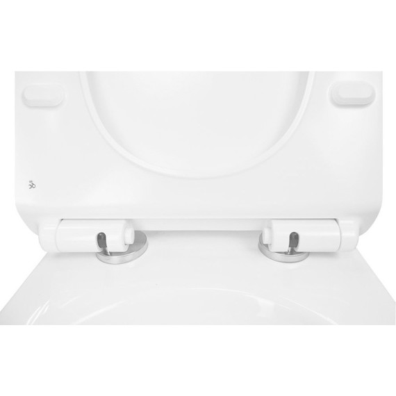 Инсталляция с подвесным унитазом комплект: Ideal Standard Prosys Eco Frame M E233267 с подвесным безободковым унитазом Azario Felice AZ-0051 сиденье микролифт, крепление - фото 11