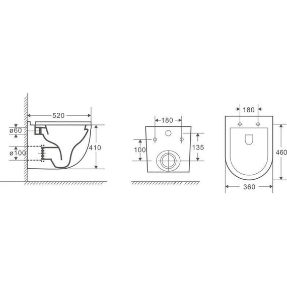 Инсталляция с подвесным унитазом комплект: Ideal Standard Prosys Frame 120 M R020467 с подвесным унитазом Azario Fora AZ-0017 E-R сиденье микролифт, крепление - фото 15