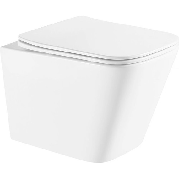 Инсталляция с подвесным унитазом комплект: Ideal Standard Prosys Frame 120 M R020467 с подвесным безободковым унитазом Azario Teramo AZ-0052-UQ сиденье микролифт, крепление (Система смыва торнадо) - фото 5