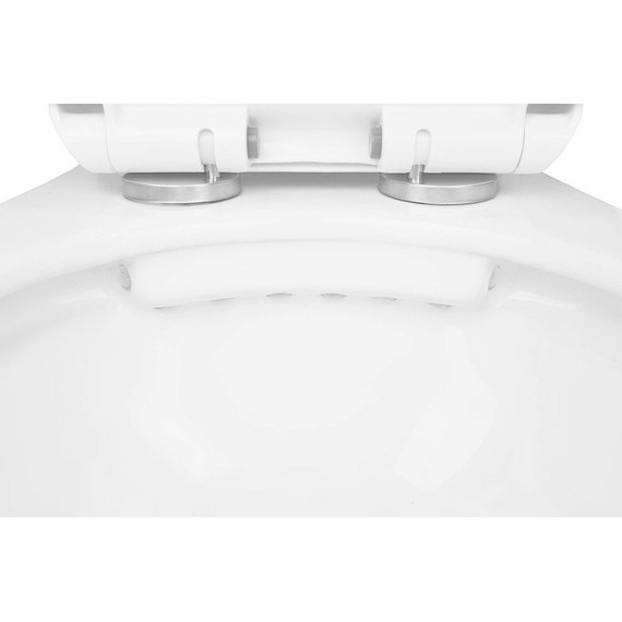 Инсталляция с подвесным унитазом комплект: Ideal Standard Prosys Eco Frame M E233267 с подвесным безободковым унитазом Loranto Fredo CS-WH8005 сиденье микролифт, крепление - фото 8