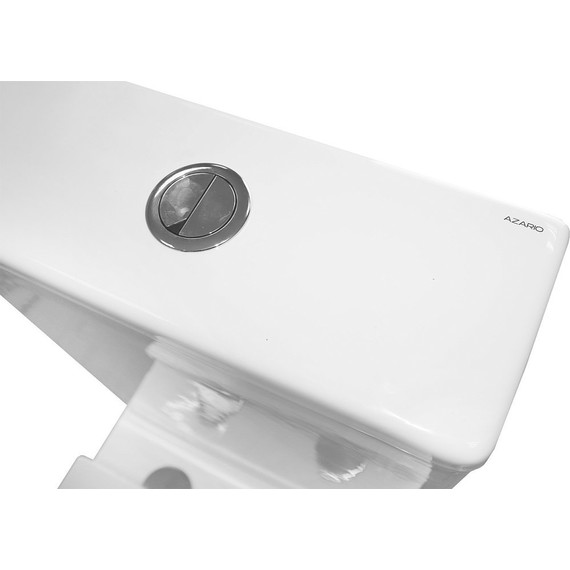 Унитаз-компакт безободковый Azario Conto AZ-T005BR с тонкой крышкой микролифт (Система смыва торнадо), Цвет производителя: белый - фото 15