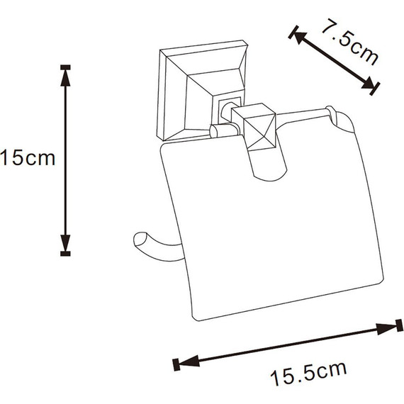 Держатель для туалетной бумаги Azario Altre AZ-96010 - фото 2