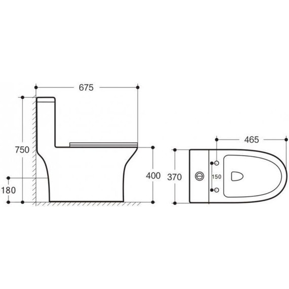 Унитаз-моноблок BelBagno Lounge BB8618CPR-MN/SC с крышкой микролифт - фото 7