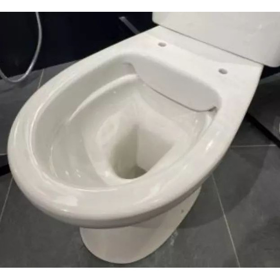 Унитаз-компакт безободковый Vitra Norm Zeitgeist 9864B099-7208 с крышкой термопласт с микролифтом - фото 2