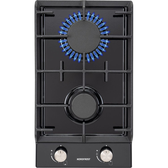 Газовая варочная поверхность NordFrost HS 3022 B Domino - фото 