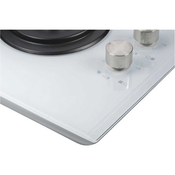 Газовая варочная поверхность Korting HGG 3825 CW Domino (белое стекло) - фото 4