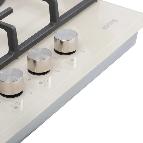 Газовая варочная поверхность Korting HGG 4825 CTB (бежевое стекло) - фото 2