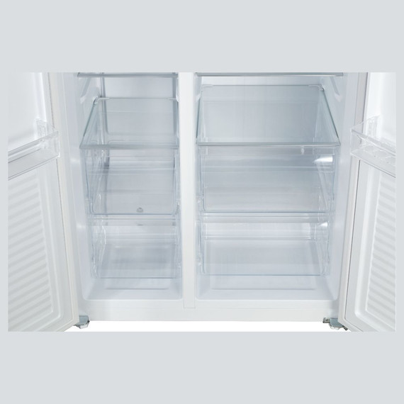 Холодильник Side by Side Korting KNFS 93535 GW (белое стекло) - фото 11