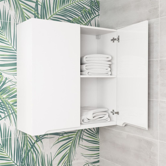 Шкаф подвесной Mirsant Soho 80 см, белый - фото 2