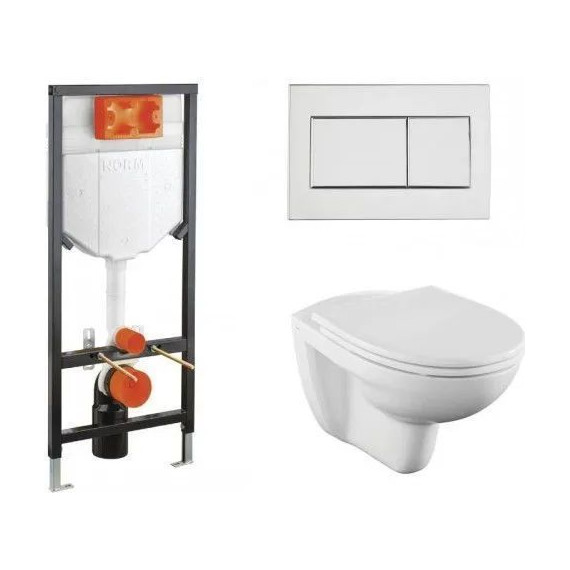 Инсталляция с подвесным унитазом Vitra Norm L-Box 9773B099-7207 - фото 