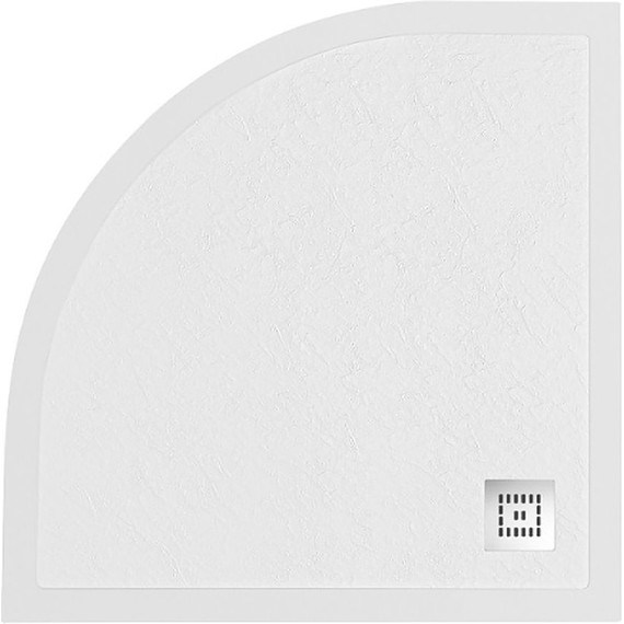 Каменный поддон BelBagno UNO 90х90 см TRAY-MR-UNO-R-90-550-35-W-CR - фото 