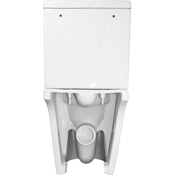 Унитаз-компакт безободковый Azario Flin AZ-1363C с тонкой крышкой микролифт - фото 13