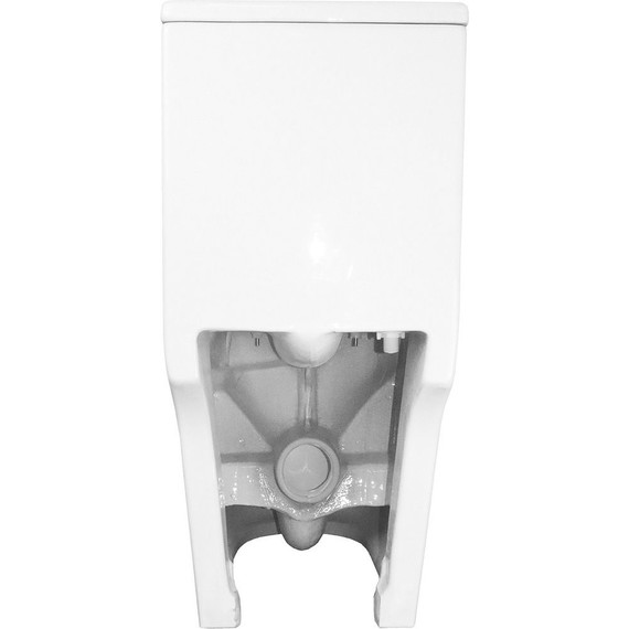 Унитаз-моноблок безободковый Azario Scala AZ-8101 с тонкой крышкой микролифт (система смыва торнадо) - фото 13