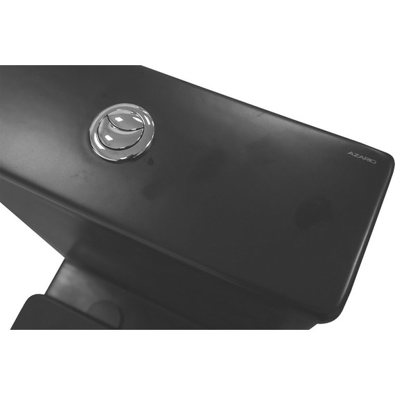 Унитаз-компакт безободковый Azario Black Queen AZ-8380 с тонкой крышкой микролифт, чёрный матовый, Цвет производителя: чёрный матовый - фото 12
