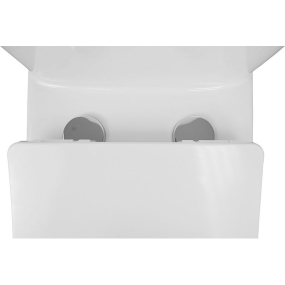 Унитаз-моноблок безободковый с функцией биде Azario Sente AZ-8614B с тонкой крышкой микролифт - фото 12