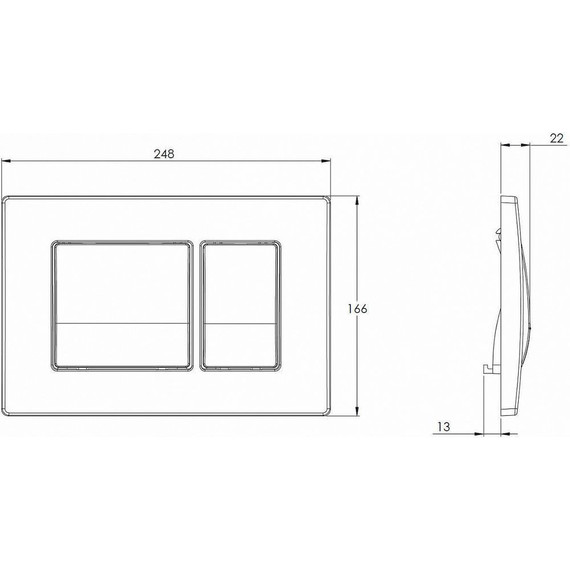 Инсталляция для подвесного унитаза Azario AZ-8010-1000 (кнопка смыва хром матовая AZ-8200-0030) - фото 8