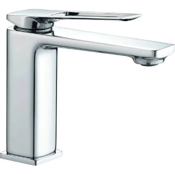 Душевой комплект Haiba: Душевая стойка HB24817 + смеситель для раковины HB10817, цвет хром - фото 3