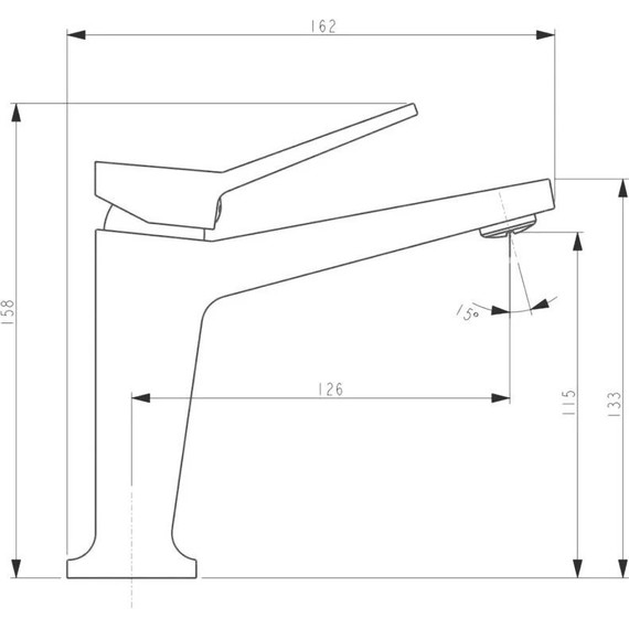 Душевой комплект Haiba: Душевая стойка HB24818 + смеситель для раковины HB10818, цвет хром - фото 7