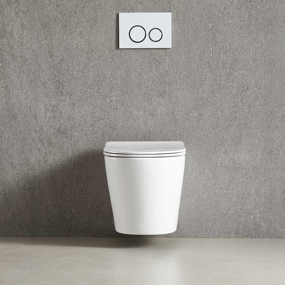 Унитаз подвесной Vincea Platti VT1-11T с тонкой крышкой микролифт (Система смыва торнадо) - фото 10