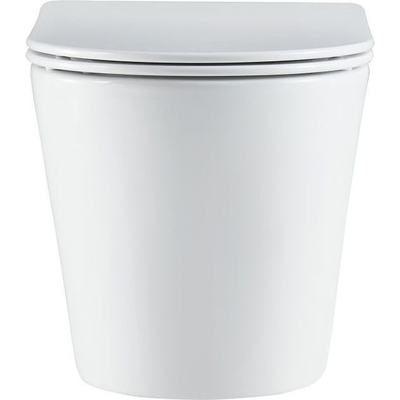 Унитаз подвесной Vincea Platti VT1-11T с тонкой крышкой микролифт (Система смыва торнадо) - фото 2