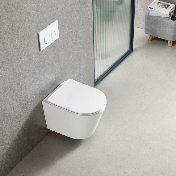 Унитаз подвесной Vincea Platti VT1-11T с тонкой крышкой микролифт (Система смыва торнадо) - фото 7