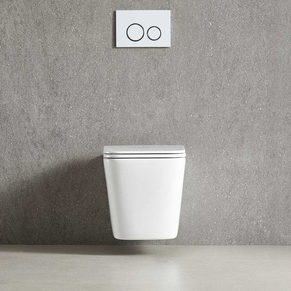 Унитаз подвесной Vincea Q-Line VT1-12T с тонкой крышкой микролифт (Система смыва торнадо) - фото 10