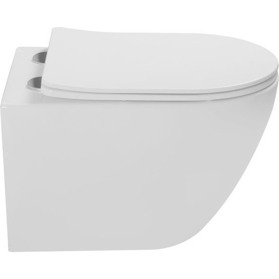 Унитаз подвесной Vincea Globo VT1-14T с тонкой крышкой микролифт (Система смыва торнадо) - фото 2