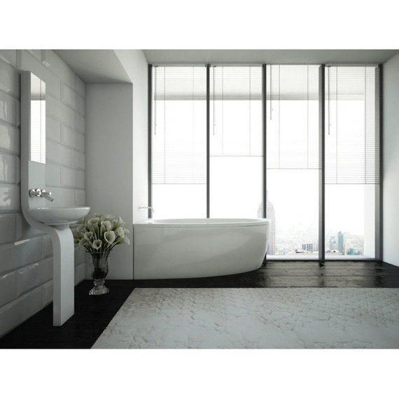 Ванна акриловая Azario Kapris 150x90 см L AV.0002150, Размер - мм: 1500х900 - фото 7