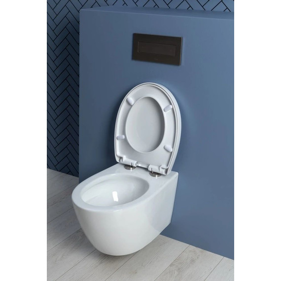 Унитаз подвесной безободковый Aquanet ZV-1 303977 с крышкой микролифт - фото 23