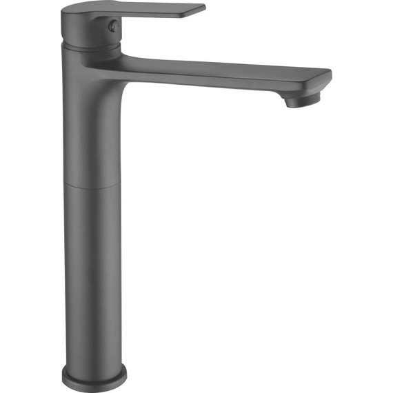 Смеситель для раковины высокий Esko Singapore black SB 25, чёрный матовый - фото 