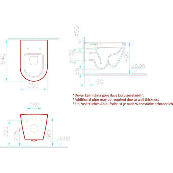 Унитаз подвесной безободковый Vitra Nest QuantumFlush 7870B403-0075 (система смыва Торнадо) - фото 9