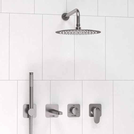 Душевая система для ванны WasserKraft Spree A1451.273.274.097.121.275.100.276, никель - фото 5