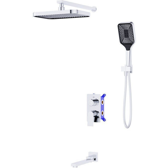 Душевая система для ванна BelBagno DUE-VDSET-CRM - фото 