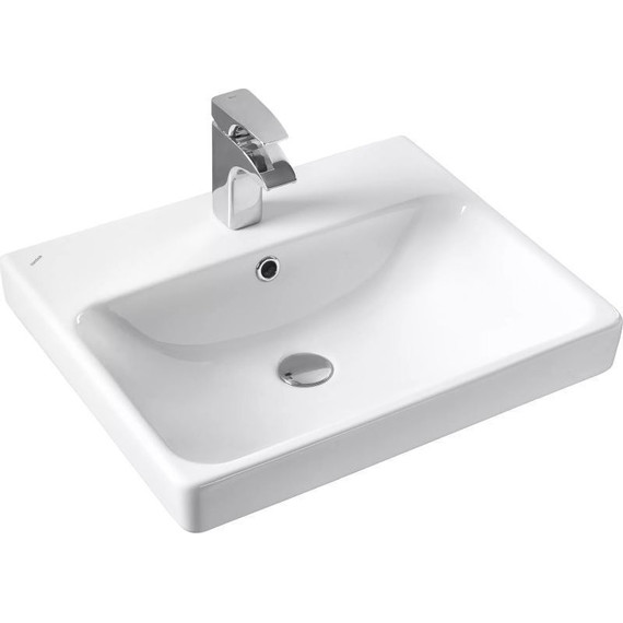 Тумба подвесная с раковиной Акватон Асти 55 см 1A263101AX2B0, белый глянцевый - фото 2