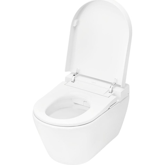 Инсталляция с подвесным унитазом-биде комплект: Tece Spring S955799 сиденье микролифт, кнопка смыва хром - фото 11