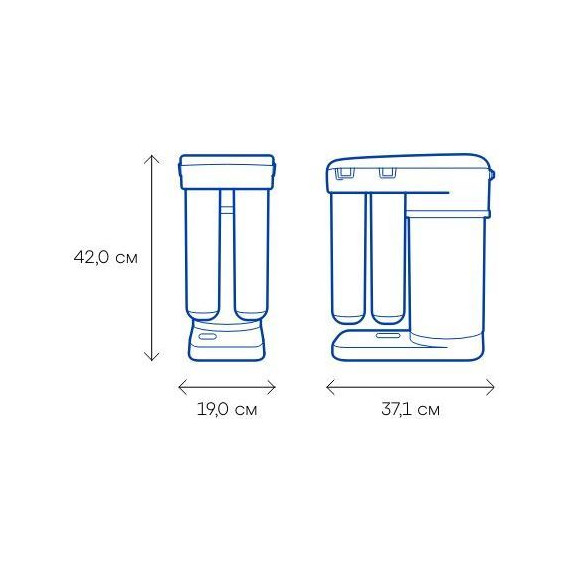 Фильтр обратного осмоса Аквафор Морион DWM-101S (с краном) - фото 9