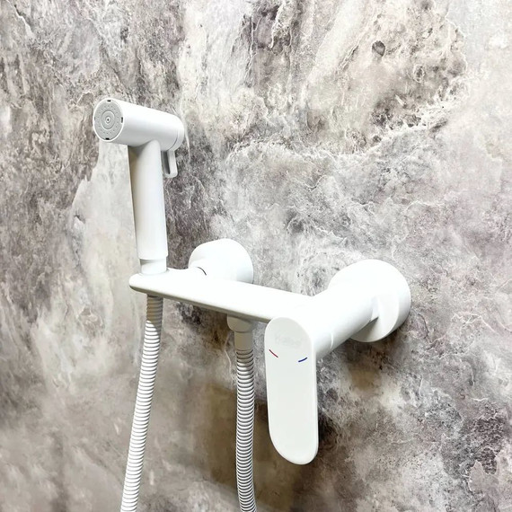 Набор для гигиенического душа Haiba HB5516-8, белый - фото 4