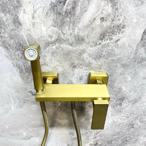 Набор для гигиенического душа Haiba HB5517-5, золото - фото 5