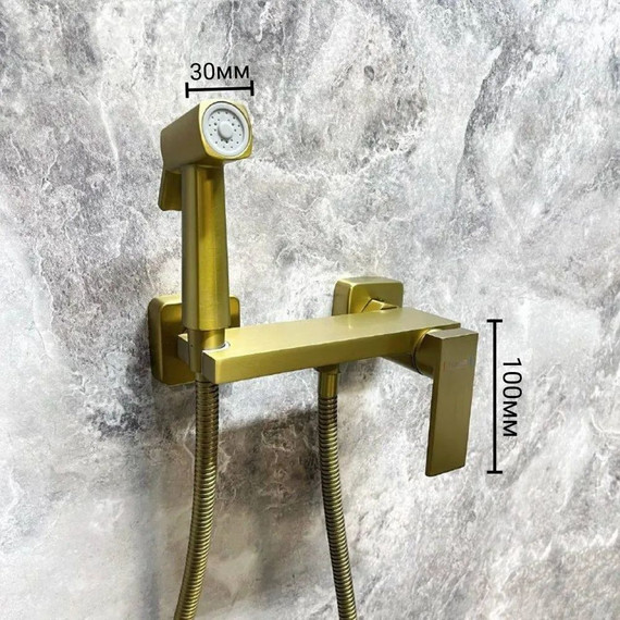 Набор для гигиенического душа Haiba HB5517-5, золото - фото 8