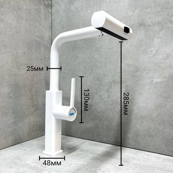 Смеситель для кухни Haiba HB73824-8, белый - фото 10