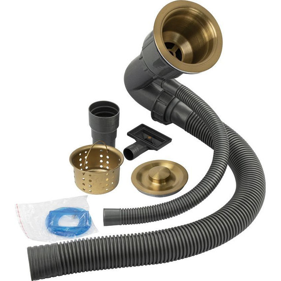 Кухонная мойка GFfrank 50502Z 0.6 мм, золото - фото 5