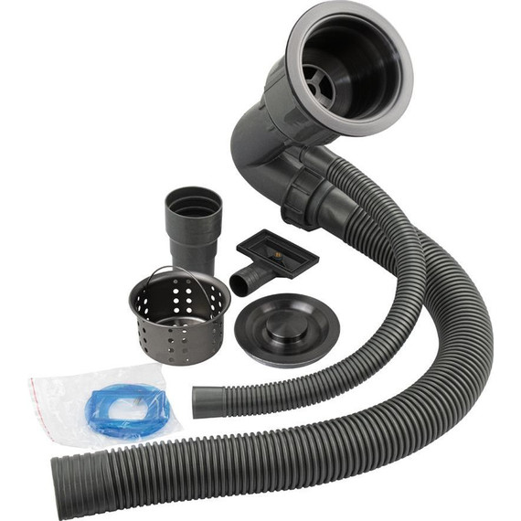 Кухонная мойка GFfrank 60502G 0.8 мм, графит - фото 4