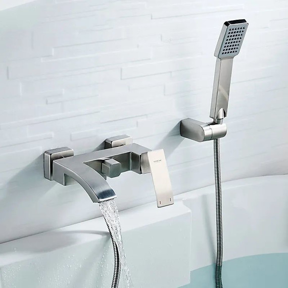 Смеситель для ванны Ledeme L73217 с душевым гарнитуром - фото 2