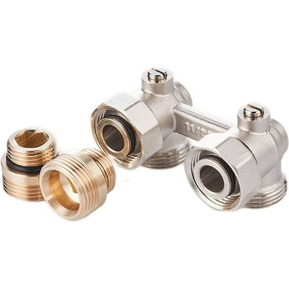 Узел нижнего подключения угловой Royal Thermo 1/2"х3/4"EK RTE 07.00002 - фото 2